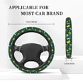 thumbnail image 5 of Goofa Sport Monster Pattern Elastic Stretch Steering Wheel Cover,Universal 15 inch, Microfiber Breathable Ice Silk, Anti-Slip, Odorless, Easy Carry, 5 of 8