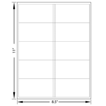 Royal Green Self-Adhesive Label Sheets 3x2 inch White Shipping Labels ...