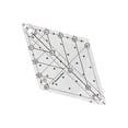 thumbnail image 1 of 60 Degree Diamond Quilting Template Patchwork Ruler Clear for Sewing Machine Medium, 1 of 8