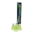 thumbnail image 2 of JJ Jonex Faster Plastic Kids Beginner's Practice Shuttlecocks , Green | Pack Of 10, 2 of 2