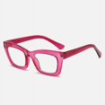 thumbnail image 1 of Gafas de sol retro con bloqueo de color de ojos de gato a la moda: color café a cuadros, nuevas gafas de sol retro, tendencia Premium Feeling, 1 of 5