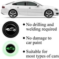thumbnail image 5 of 20x Car Door Shock Absorber Silent:Gasket Soundproof Sticker Door Edge Guard Pa:, 5 of 8