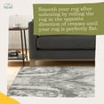 thumbnail image 2 of Mayview Darrow Abstract Gray Marble Rug, 2.5' x 8' Runner, 2 of 7