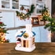 thumbnail image 4 of Navidad LED Casas Adornos de Escritorio con Colección Miniatura Colco Escena de fiesta Casa de pueblo, 4 of 8