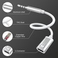 thumbnail image 5 of 2 x Audio Cable Cord-Silver, 5 of 8