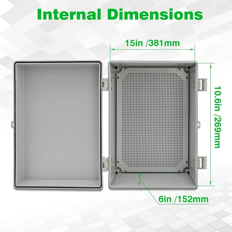 waterproof plastic enclosure box outlet plastic electrical box