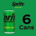 thumbnail image 6 of Sprite Zero Sugar Lemon Lime Mini Soda Pop Soft Drink, 7.5 fl oz, 6 Pack Cans, 6 of 11