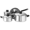Kinetic Go Green Kitchen Basics Stainless Steel Cookware 7-Piece Set with Lid