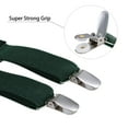 thumbnail image 2 of Buyless Fashion 2 Pack Suspenders for Men - 48" Elastic Adjustable Straps 1 1/4" - X Back, 2 of 7