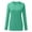 Light Green, variant on Krdevn Women Long Sleeve Henley T Shirts Button Down Slim Fit Tops Scoop Neck Ribbed Knit Shirts,Women's Tops, Tees & Blouses,Size:XL