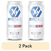 (2 pack) Xyience Frostberry Blast Energy Drink, 16 fl oz can