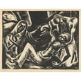 thumbnail image 3 of Marion Kronfeld 18x15 Black Modern Framed Museum Art Print Titled - Pieta (1940), 3 of 5