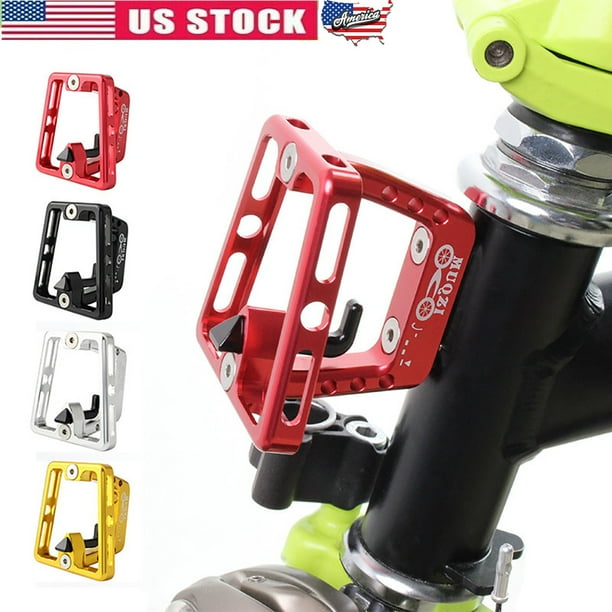 Aluminum Alloy Bicycle Front Carrier Block Bracket, Lightweight Adapter Rack, Portable Mount for