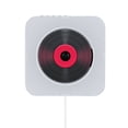 thumbnail image 1 of facefd Bluetooth 4.2 Wall Mounted CD Player with Remote Control ABS Plastic Wireless Audio Boombox, 1 of 5