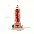 thumbnail image 3 of Wooden 3D Christmas Fireplace Advent Calendar with Santa Chimney Design, 24 Days Countdown Calendar for Kids & Families, Festive Holiday Decor & Unique Wooden Gift for Christmas Season, 3 of 6