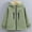 c05Green, variant on LNWUY Boys Girls Waterproof Rain Jacket Reversible Fleece Lined Hooded Jacket Lightweight Outerwear for Kids Windbreaker Coat Green 5 Years