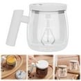 thumbnail image 6 of Rechargeable Glass Coffee Pot Mug - Clear Travel Mug with Lid for Hot Tea and Coffee On-The-Go Use, 6 of 6