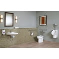 thumbnail image 5 of American Standard Madera 1.1-1.6 GPF Universal Flushometer Elongated Toilet Bowl Only with EverClean in White, 5 of 5