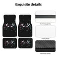 thumbnail image 5 of XMXT Waterproof Floor Mats for Cars, Electronic Handle Game Non-Slip Universal Fit Auto Carpet Car Decor Mat for Women Men, Set of 4, 5 of 6