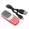 thumbnail image 1 of Mini Small GSM Dual SIM Card Mobile Phone Bluetooth Cellphone Red, 1 of 4