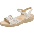 thumbnail image 3 of Women's SAS Duo Ankle Strap Sandal White Leather 8.5 M, 3 of 4