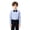 Navy, variant on Junboys Children's Long Sleeve School Uniform Shirt - Casual Dress Top for Everyday, Great Back to School Clothes for Kids, Classic Button-Free Shirt for Comfort,Black 100