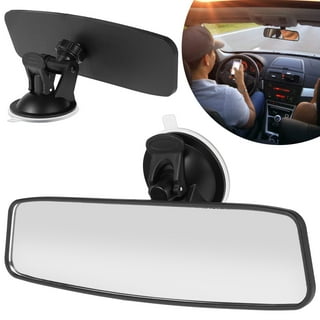 Rear View Mirror,LECAMEBOR Universal Thickened Anti-glare HD Car Interior  Rear View Mirror-(With Adjustable Suction Cup)