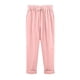 thumbnail image 4 of Pantalones de imitación de algodón y lino para mujer: pantalones holgados y finos de largo 9/10, poliéster, ropa informal de verano, 4 of 4