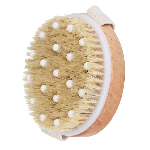 Body Brush, Neutral Dry Brush For Cellulite And Lymph, Round