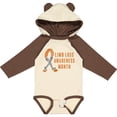 thumbnail image 3 of Inktastic Limb Loss Awareness Prosthetic Leg and Arm Orange Ribbon Boys or Girls Long Sleeve Baby Bodysuit, 3 of 5