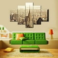 thumbnail image 2 of TISHIRON 5PCS Framed Canvas Wall Art Set,60"x40" Chrysler Building Canvas Art Decor, 2 of 7