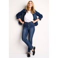 thumbnail image 6 of Woman Within Plus Size Petite Stretch-Denim Slim-Leg Five-Pocket Jeans, 6 of 6