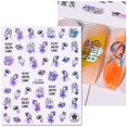 thumbnail image 1 of JEROMY Laser Pegatinas De Uñas Estilo Revista Láser Líneas Mujeres Cara Decoración Gao Jinjia unisex, 1 of 2