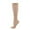 Khaki, variant on Women Solid Sports Compression Socks Calf Support Elastic Athletic Stockings