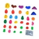 thumbnail image 1 of Juego de presas para escalada en roca, torres de juego coloridas, agarres de pared de varios tamaños, rocas juego de 32 piezas, 1 of 9