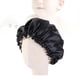 thumbnail image 3 of Gorro de dormir elástico de doble capa para niños, ajustable y con funda para la cabeza (negro), 3 of 6