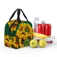 thumbnail image 6 of Lsque Sunflowers in Bucket Pattern Lunch Bag Women/Men Insulated Lunch Box,Small Leakproof Cooler Food Lunch Containers Reusable High Capacity Lunch Tote Bags, 6 of 6