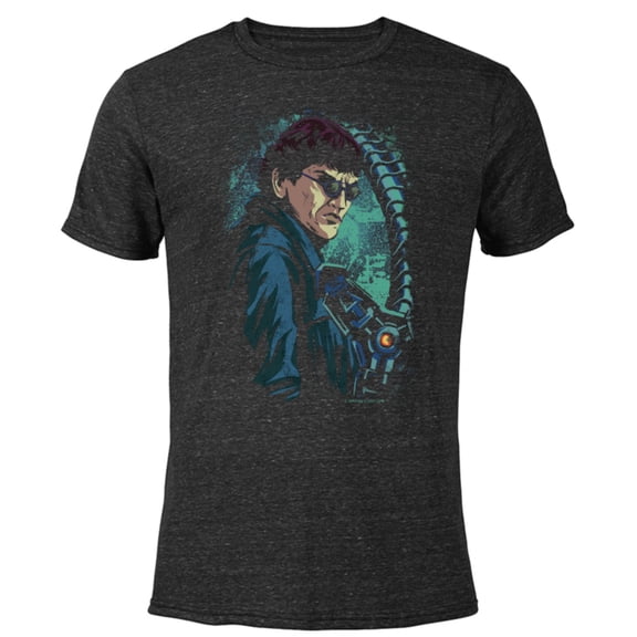 Marvel Spider-Man: No Way Home Doc Ock - Short Sleeve Blended T-Shirt for Adults – Customized-Black