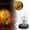 D, variant on SHURUIMA Cloche Dome Halloween LED Night Light, Shatter Resistant Plastic Mini Skeleton Skull Hand Table Lamp, 8.3 X 3.5 Inch Spooky Indoor Mantel Decor, 1 Piece