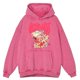 thumbnail image 4 of Sudadera con capucha para hombre, estilo retro, desgastado, con bonito conejo, ropa deportiva holgada, tops de algodón 100 % a la moda, sudadera holgada de gran tamaño, 4 of 5