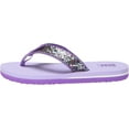 thumbnail image 2 of Teva Girls Mush II Sandal (6 M US Big Kid, Purple Glitter), 2 of 3
