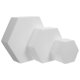 thumbnail image 2 of 3pcs Hexagon Cake Dummy Models Cake Dummy Hexagon Shape Fake Cake Models Foams Cake Decorating Tool, 2 of 2