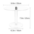 thumbnail image 4 of WIZUTIZ Acrylic Cake Stand Round Cake Stands For Dessert Table Clear Cupcake Stand For Birthday Party Candy Pizza Display Riser For Wedding Event Household Items for New Home Novelty up to 60% Off, 4 of 5