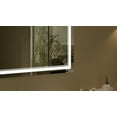 thumbnail image 5 of 48×30 inch LED-Lit bathroom tempered mirror, wall mounted anti-fog memory Adjustable Brightness front light Rectangular Vanity mirror, 5 of 9