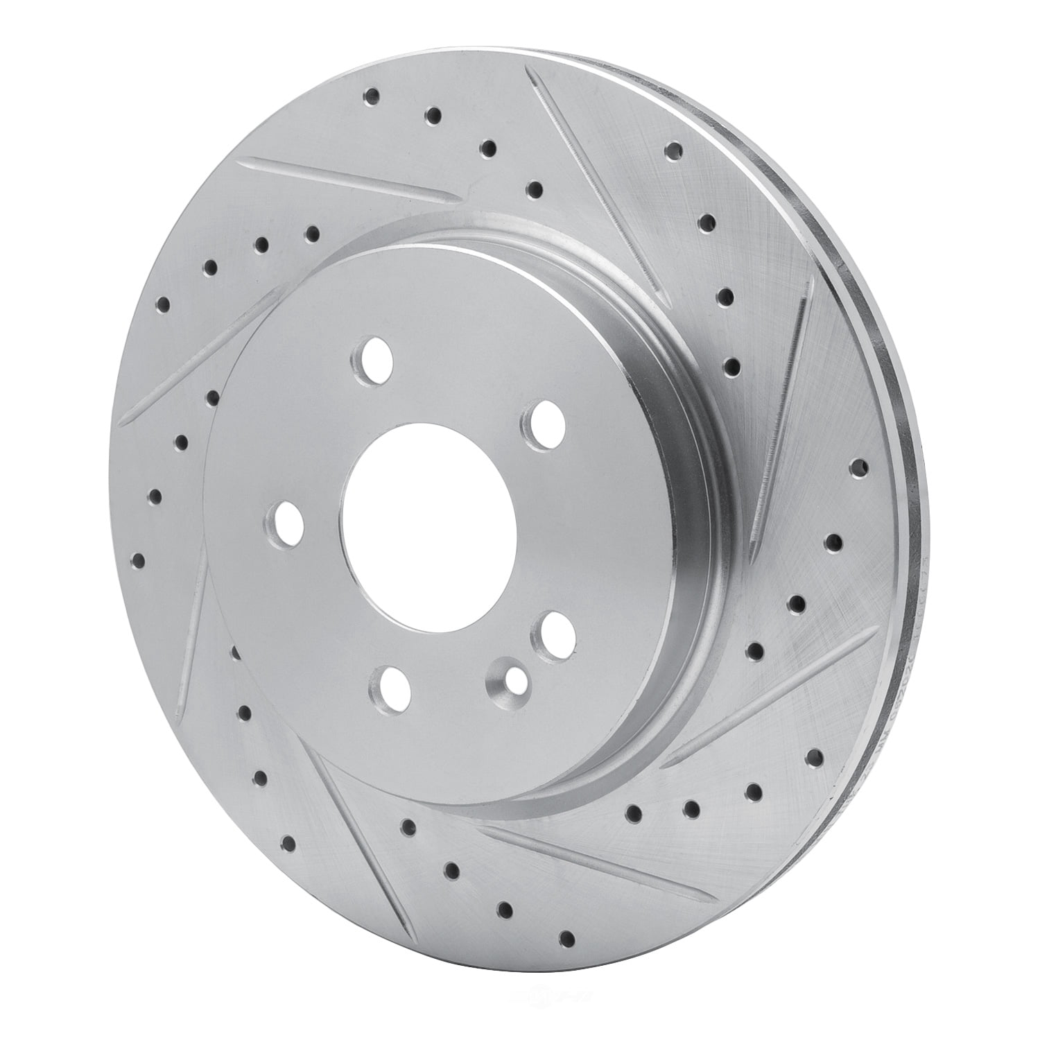 Dynamic Friction Company 631-63122R DFC Brake Rotor - Drilled And Slotted - Silver