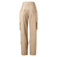 thumbnail image 3 of Vedolay Women's&nbsp;Pants Pants For Women Summer Wide Leg Baggy Fashion Trouser with Pockets,Khaki M, 3 of 4