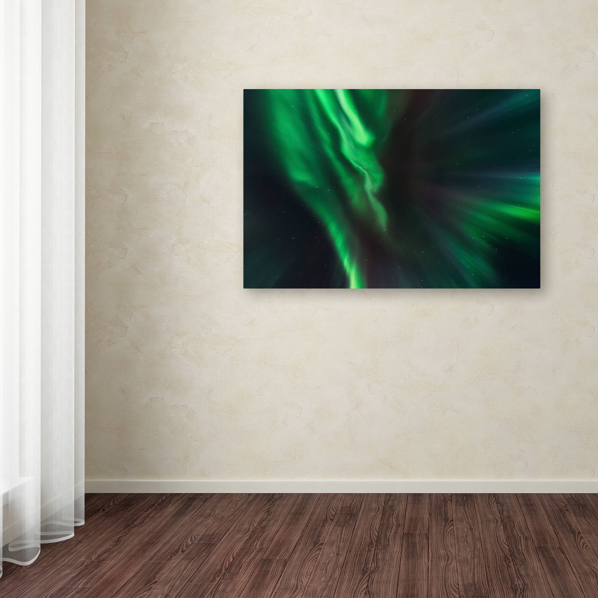 Trademark Fine Art "Lights of Gods" Canvas Art by Mathieu Rivrin