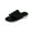 Black, variant on Women'S Thong Slide Sandals With Breathable Knit Upper Open Toe Round Toe Size 6 Us Dark Color Casual Spring Summer Shoes Black