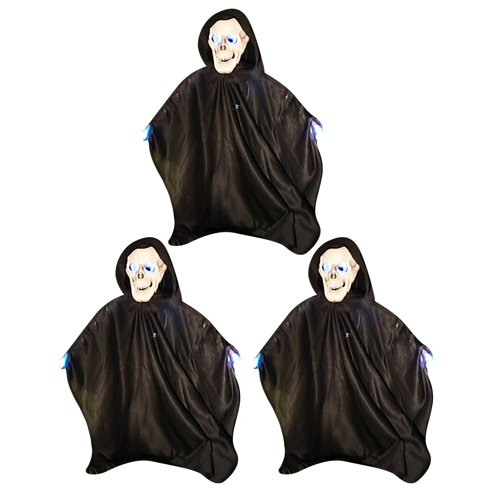 Details about   Halloween Skull Ghost Cartoon Black White Waterproof Fabric Shower Curtain Set 