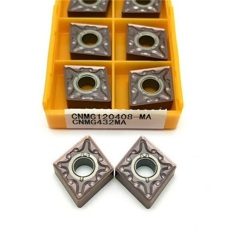 

10Pcs Cnmg120408-Ma Cnmg432 Ma Cnc Carbide Turning Inserts For Stainless Steel